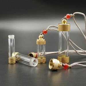 Médaillon en tube acrylique en acier inoxydable 316L, collier avec pendentif pour hommes et femmes, bijoux ouvrable pour placer des notes de souvenirs, cendres de cinabre, écritures, reliques de Bouddha, 4 tailles