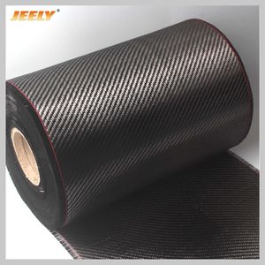 31cm 3K 200g Tissu tissé en sergé de fibre de carbone pour pièces de voiture Équipements de sport Planches de surf 210702