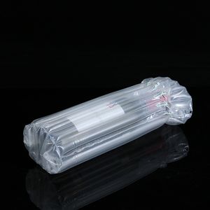 Protector de botella de vino de 32x9CM, funda reutilizable, bolsa de cojín de columna de aire inflable de viaje para embalaje y transporte seguro de vidrio