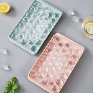 33 Ice Boll Hockey 25x15cm PP Mold Frozen Whiskey Ball Popsicle Ice Cube Tray Box Lollipop Making Gifts Kitchen Tools Accessories