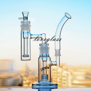 33cm TORO Glass Water Bongs Matrix Perc splice Klein Recycler Dab Rigs Fumeurs Accessoires Narguilés Percolateur Pipe à eau avec joint de 18mm