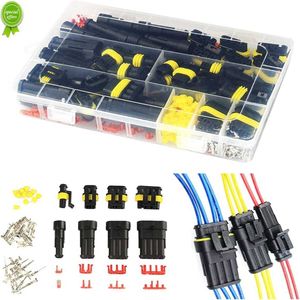 Terminales de conector eléctrico para coche a prueba de agua, 352 Uds., Kit de enchufe de conector de cable eléctrico automotriz, conectores de 1/2/3/4 pines