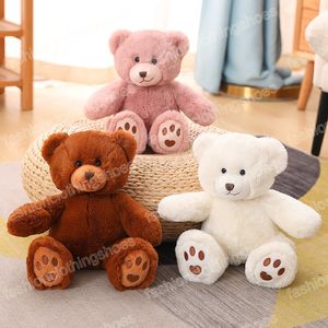 35CM Super suave oso de peluche muñecas almohada de peluche juguetes oso lindo bebé juguete niños niñas cumpleaños regalos de San Valentín