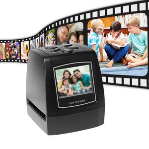 Convertisseur de film de diapositives de 35 mm 135 mm Protable Scanner de films négatif PO Visionneuse d'image numérique 2.4 LCD Back-In Édition Logiciel 240416
