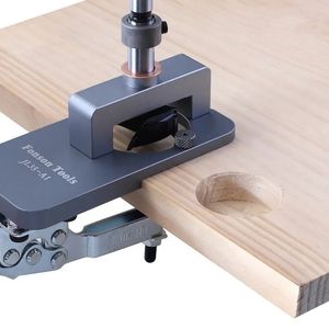 35mm Hinge Boring Jig Kit Aluminum Alloy Hole Opener Template Woodworking Hole Puncher Drilling Guide Locator for Door Cabinets