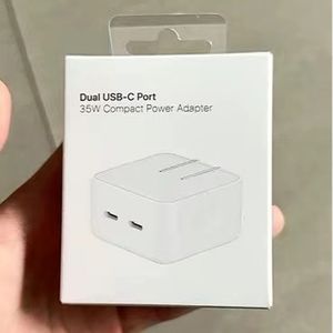 35W PD Fast Charger Double USB-C Charge rapide US EU UK ADAPTER POWER CHARGER USB POUR IPHONE 11 12 13 14 15 15pro 15Plus 15 Pro Max avec boîte de vente au détail