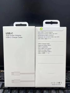Chargeurs USB 35W PD Type C Adaptateur de charge rapide Alimentation du téléphone rapide 20W pour iPhone 15 14 13 12 11 X 7 Pro Max Samsung Huawei Plus avec boîte 2 en 1
