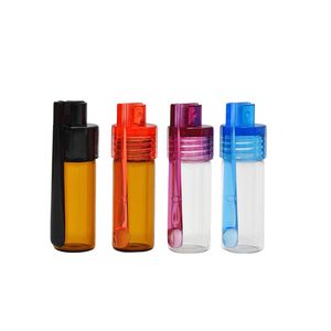 Boîte à pilules en verre Portable 36-51mm, accessoires pour fumer, pot de poudre de tabac lavable, bouteille de crème de fumée, conteneur d'herbes