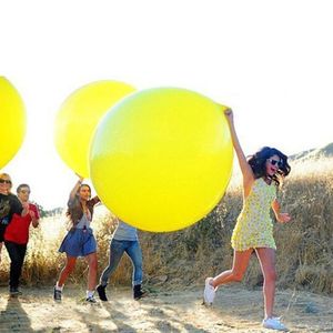 36 pouces 90cm coloré gros ballons en latex fêtes fournitures hélium gonflable sauter ballon géant mariage fête d'anniversaire ballon décoration