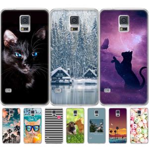 Coque souple en silicone TPU pour Samsung Galaxy S5 Coque Téléphone Neo Capa I9600 SM-G900F Clair