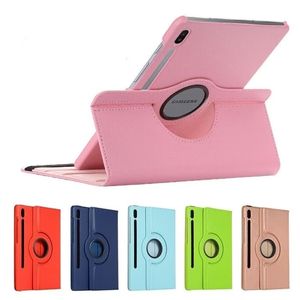 360 Rotation Case Flip pour Galaxy Tab A8 10.5 2021 S7 A7 Lite S6 Lite Tablet Smart PU Housse en cuir