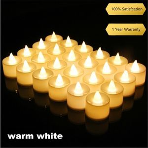 36pcs LED Candles Warm White Led Flameless Candles Battery Operated Moving Artificial Tea Light for Wedding Anniversary Party 210702