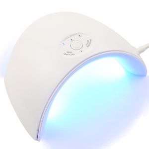 Secadores de uñas 36W UV LED Lámpara Secadora Cable USB portátil para Prime Gift Uso en el hogar 12 LED Gel Polaco Mini