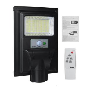 374/748/1122/1496 Solar PIR Motion Power Panel Outdoor Street Wall Induction Lamp Light - 374 LED