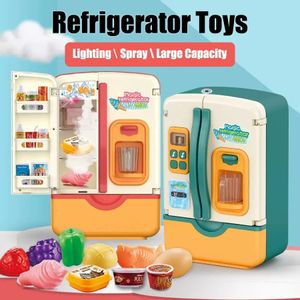 39pcs Kids Simulate Refrigerator Play House Fitend faire de la nourriture jouer avec le réfrigérateur Cooking Role Playing Toys Boys Girls Gift 240420