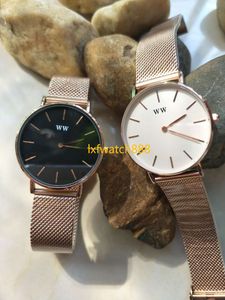 3A WW haute qualité dw femme montres 32mm et hommes montre 36mm Wellingtones Mode Quartz montre-bracelet daniels acier inoxydable Montres-bracelets montre de luxe