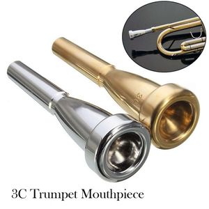 Bouc buccal 3C pour Trumpet Small Bullet Head Standard Gold Plated Silver Play