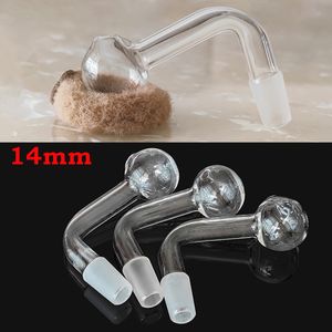 3cm big Ball 14mm Male joint glass bowls Pyrex Oil Burner Glass Pipe Transparent Clear Tobacco Bent Bowl Hookah Shisha Adapter Thick Bong Pipes Smoking Tubes Tools