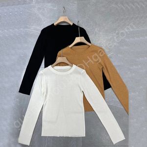 Pull en tricot doux à haute élasticité, 3 couleurs, bas de pull pour femmes, t-shirts, taille moyenne gratuite pour femmes 40-60kg