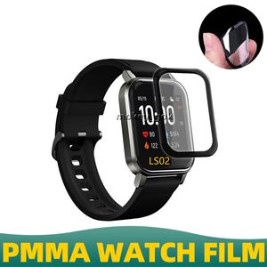 3D Curved Edge Soft Clear Protective Film Full Coveror For Mibro X1 A1 color Watch Film PMMA Watch Screen Protector