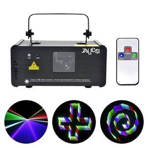 Effet 3D 8 CH DMX Mini IR Remote 400mW RGB Laser Scanner Lights DJ Party Disco Show Projector Stage Lighting belle