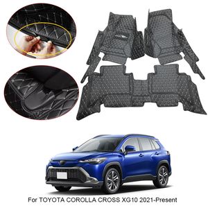 3D Full Surround Car Floor Mat For Toyota Corolla Cross XG10 2021-2025 Liner Foot Pad Carpet PU Leather Waterproof Accessory