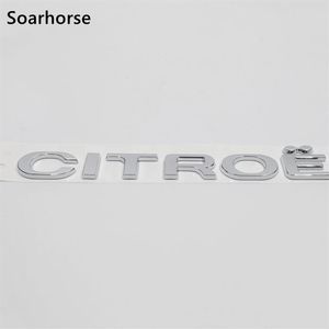 Emblème de lettres 3D pour Citroen Logo voiture arrière coffre Badge plaque signalétique pour Citroen C1 C2 C3 C4 C5 Picasso229y