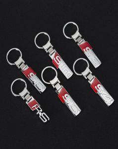 3D Metal S Line Logo Car Keychain Key Chain Chain Keyring Key Ring pour Audi S3 S4 S5 S6 RS9141657