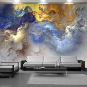 Papel tapiz moderno 3d, papel tapiz exquisito de mármol de nube preciosa, decoración Interior para el hogar, sala de estar, dormitorio, pintura, Mural, papeles tapiz