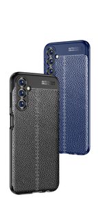 Leechee Litchi Grain Soft TPU Cases pour Samsung Galaxy A24 4G M14 5G S21 Ultra Note 20 Iphone 14 13 12 Pro Mini 11 XS MAX XR X 8 7 6 Couverture de téléphone en gel coloré à la mode