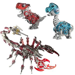 3D Puzzles Colored 3D Metal Jigsaw Toy Assembly Gifts for Children Puzzles for Kids Adult Toys Metal Puzzle Free Tools 230627