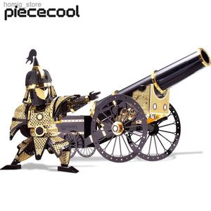 Puzzles Puzzles Modèle de construction Modèle Kits Artilleryman Style 3D Puzzle Metal Jigsaw Assembly Modèles Kits DIY Toys For Teen Adult Gifts Y240415