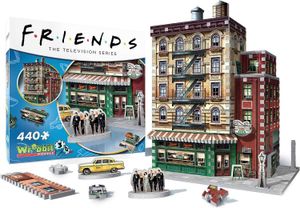 Puzzles 3D Wrebbit3D Friends Central Perk Puzzle 3D pour jeunes et adultes | 440 véritables énigmes | Pas seulement un kit de modèle ordinaire adapté à tous les amis et fans de séries télévisées Z0907