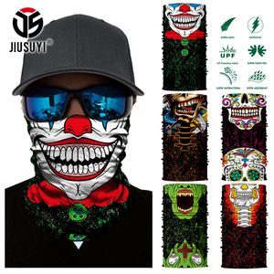 3D Sans Soudure Magique Bandeau Joker Crâne Squelette Bandana Armée Tube Cache-Cou Visage Masque Écharpe Vélo Sport Tête Écharpe Chapeaux C19011001