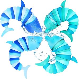 Juguetes sensoriales 3D Impreso Delfín articulado Fidget Toy Ocean Shark Juegos de descompresión Divertido juego para aliviar el estrés para niños Adultos Articulated Fidget Toy