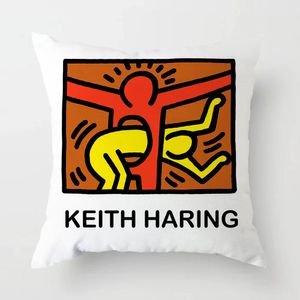 Oreiller ins artiste Love pillow by KeithHaring KeithHarings avec le même pour canapé coussin de voiture CGL tn American Street Art 40.40cm