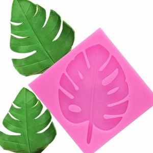 Moldes de hojas de árbol 3D Sugarcraft Leavf molde de silicona fondant herramientas de decoración de pasteles hojas molde para pasta de goma y chocolate T11341250u