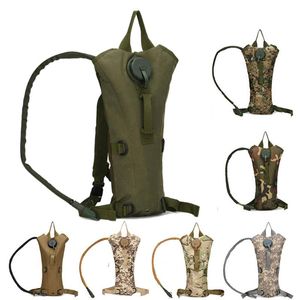 Sac à eau en Nylon 3L Molle sac à dos d'hydratation tactique sac de vessie d'eau de Camping en plein air pour le cyclisme XA116Y