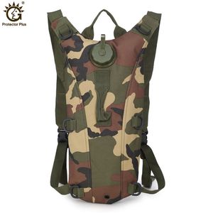 3L Tactical Hydratation Backpack Military Water Bag Pouch Outdoor Running Cycling Camping Rucksack for Women Men Drinking System 211224