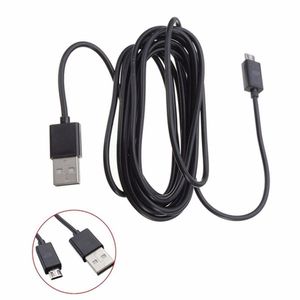 Câble de chargeur Micro USB Extra Long 3M ligne de cordon de charge pour Sony Playstation PS4 accessoires de jeu de contrôleur sans fil
