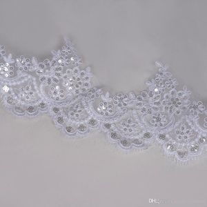 3M deux couches bord de dentelle avec paillettes blanc ivoire cathédrale voile de mariage longs voiles de mariée pas cher accessoires de mariage Veu de Noiva CP284V