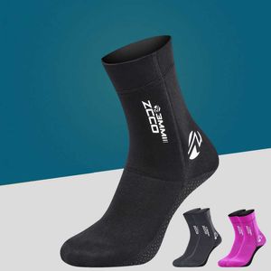 3mm Néoprène Plage Natation Chaussettes De Plongée Sports Nautiques Chaussures Antidérapantes Nage Surf Plongée Chaussettes De Surf Bottes De Plage pour Hommes Femmes Y0714