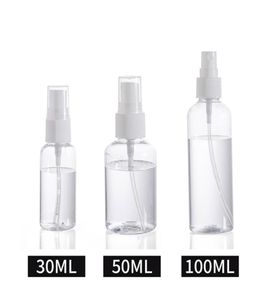 3oz 2oz 1oz de voyage en plastique Veton en plastique VIDE CONTUNER COSMETIQUE COSMETIQUE AVEC BOUCHES DE MURSE BOUTEURS ATOMISER PERFUME Échantillon Vials2040998