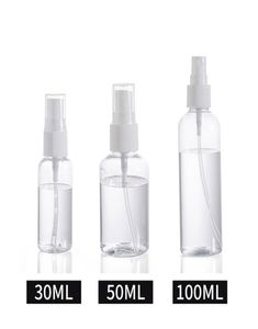 3oz 2oz 1oz de voyage en plastique Veton en plastique Vidage de parfum cosmétique vide avec des bouteilles de buse de brume Échantillon de parfum atomiseur Vials5142712
