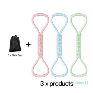 3PCS 8 Corde de tension de résistance en forme pour l'exercice en force Exercice élastique Stretch Band Yoga Entraînement Équipement