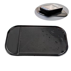 3pcs / lot Noir En Plastique Mousse Antidérapant Dash Mat Autocollant Dash Silicone Tapis De Voiture Tableau De Bord Sticky Pad Pour Téléphone GPS # HP261v