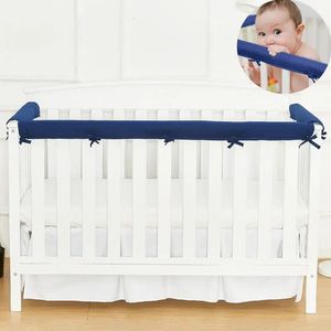 3PCS / Set Baby Cribe Rail Cover Machine Lavable Anti Collision Lit Protégeurs de bord Couvre-garde pour garçons Girls Babies Supplies 231221