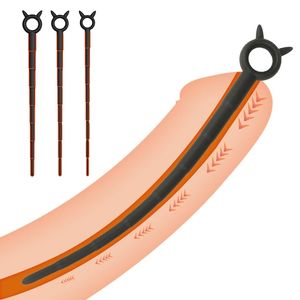 3PCS Silicone Penis Plug Horse Eye Stick Urethral Dilator Male Masturbation Blockage Stimulator Catheter Sex Toys for Men