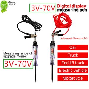 Stylo testeur de Circuit de voiture 3V-70V DC, jauge de véhicule automobile, affichage numérique, stylo de Test, ampoule universelle, outils de Diagnostic Automobile