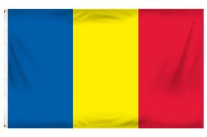 3x5 Romania Flag Promotion 100% Polyester Fabric Hanging Advertising Flags and Banners , Outdoor Indoor Usage, Drop shipping